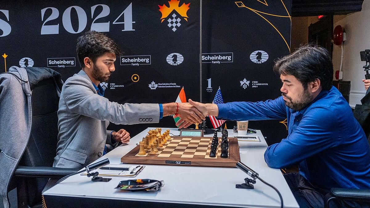 FIDE Candidates Chess tournament |  Gukesh loses game, joint leader status,  moves down to joint second