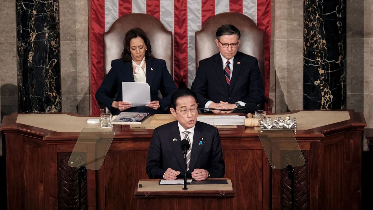 US support vital for Ukraine's survival, Japan PM tells Congress