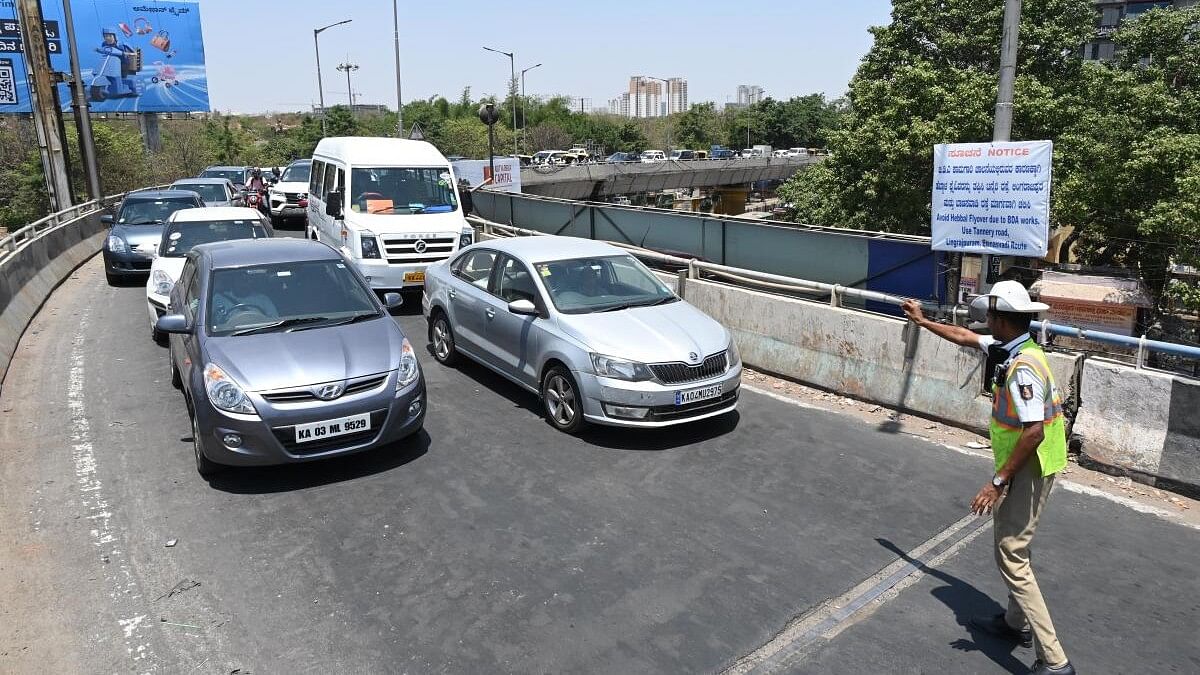 KR Puram up-ramp at Hebbal flyover to be closed for all except two-wheelers