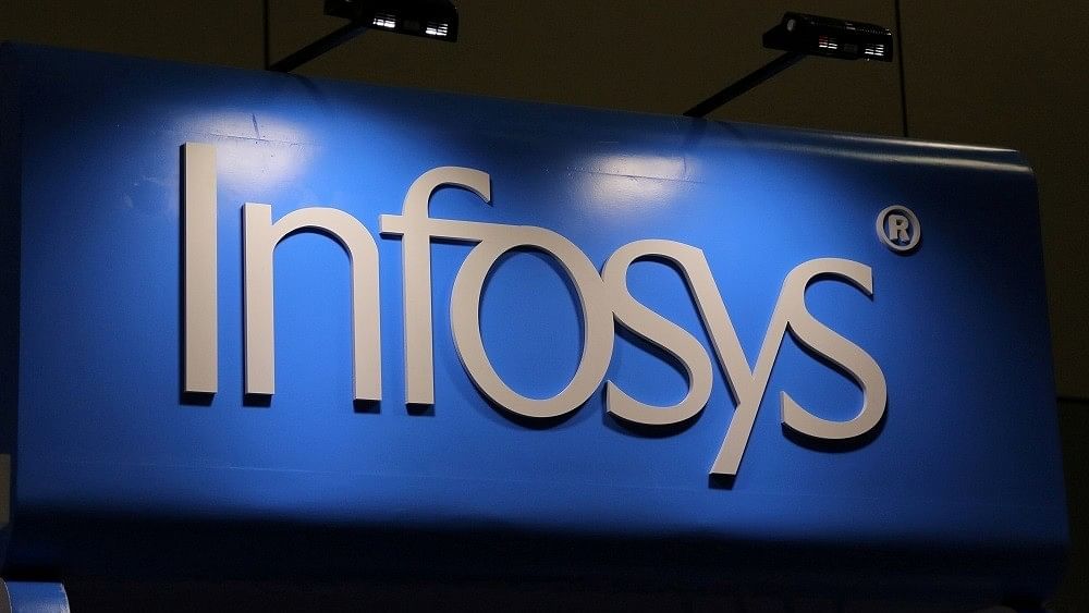 Infosys falls as annual revenue outlook disappoints