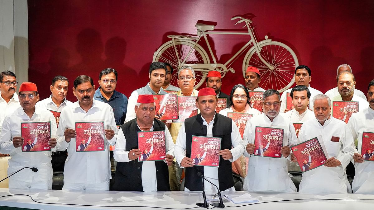 Samajwadi Party releases poll manifesto, promises caste-based census by 2025