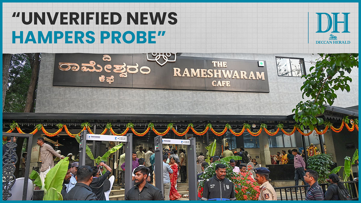 Rameshwaram Cafe blast case: NIA says unverified news hampers probe