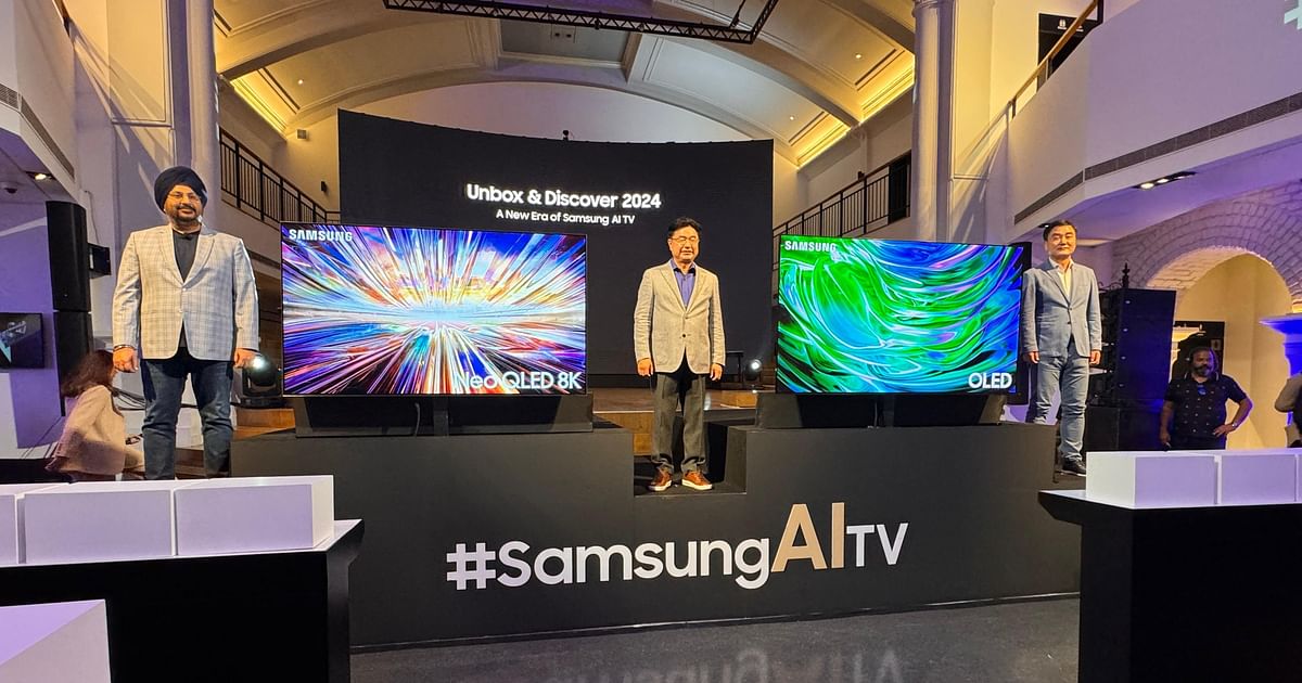 Samsung presenta televisores inteligentes Neo QLED 8K con tecnología de inteligencia artificial en India