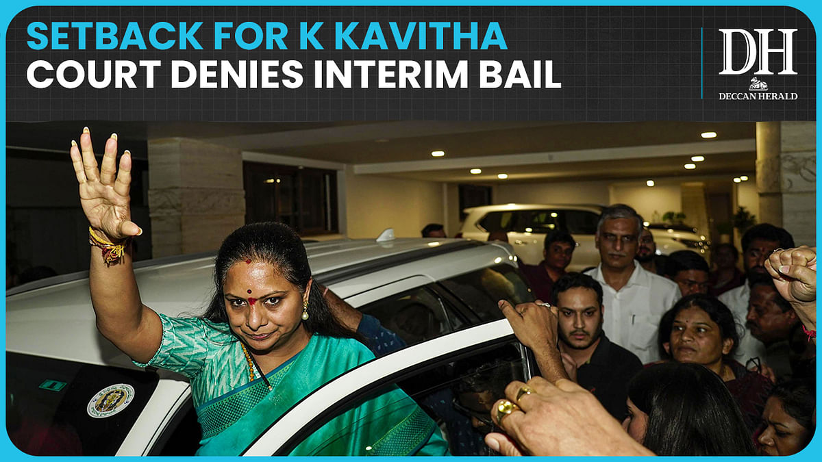 Delhi excise 'scam' case | BRS leader Kavitha denied interim bail