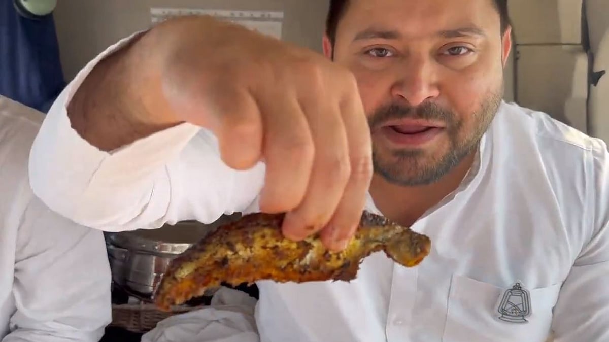Tejashwi Yadav news: RJD leader trolled for eating fish during Navratri - Vimarsana News