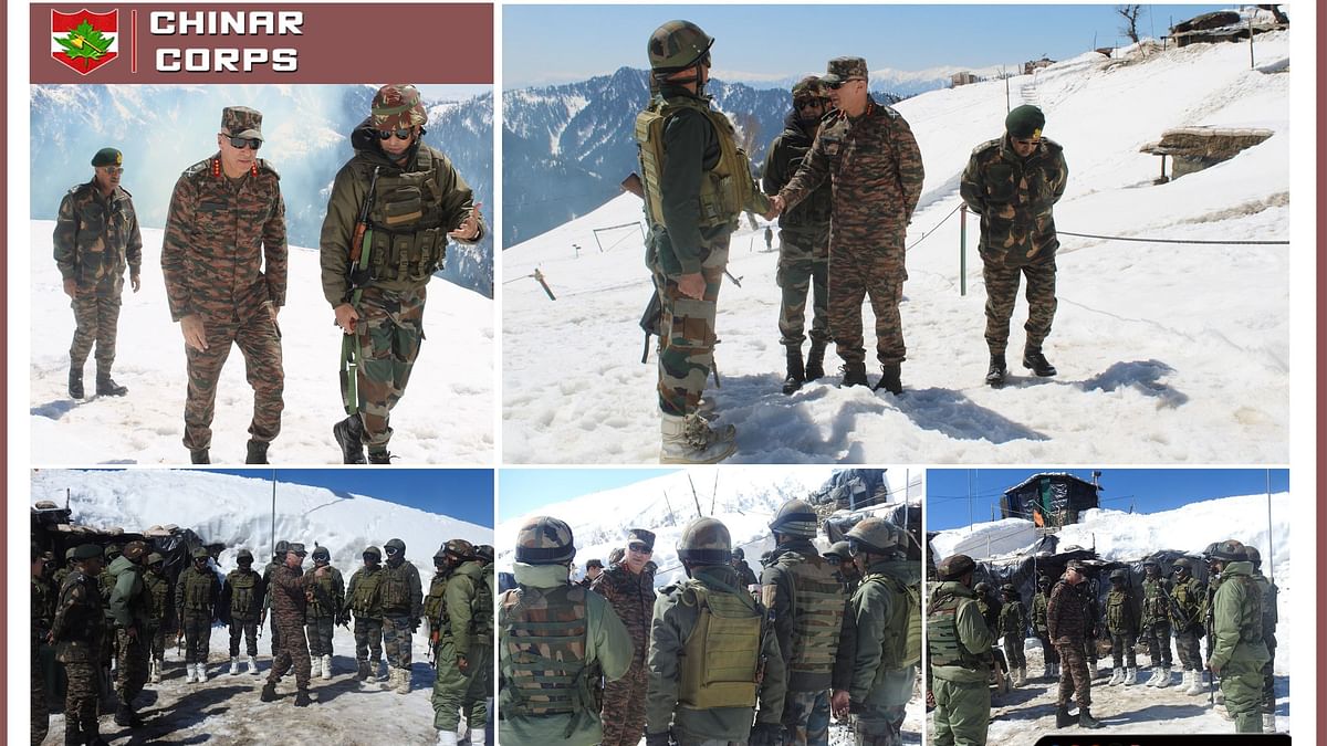Chinar Corps commander reviews counter-infiltration grid along LoC