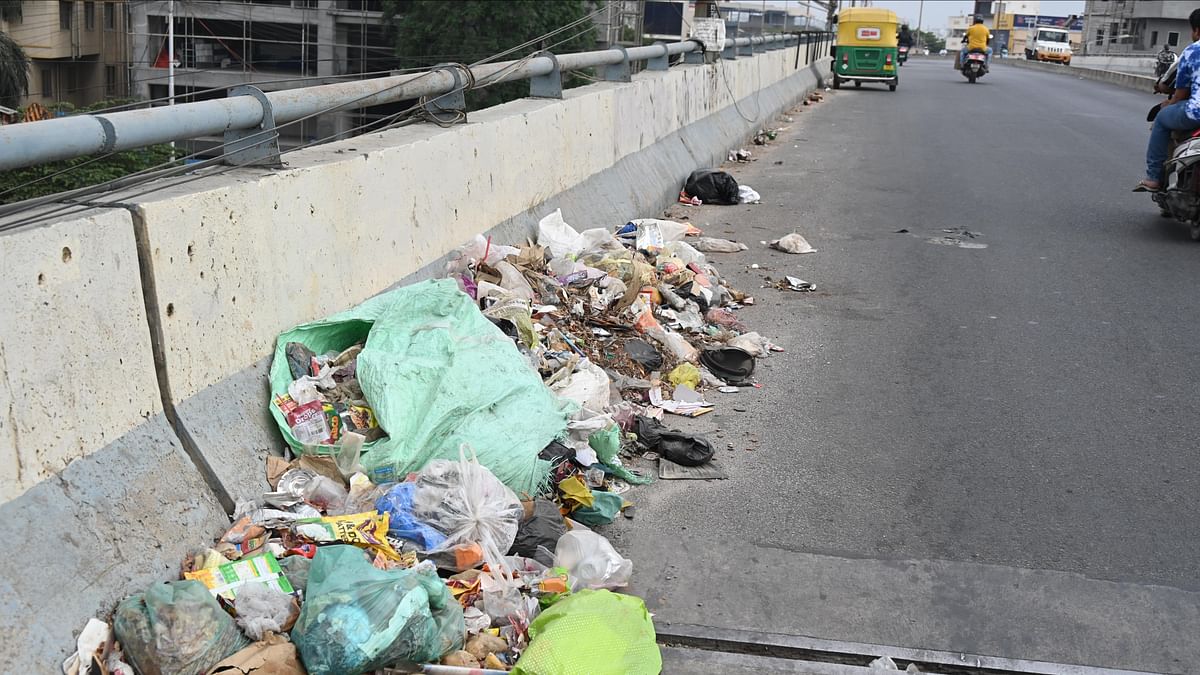 Bengaluru flyovers turn into dumping ground, pose new danger for commuters  