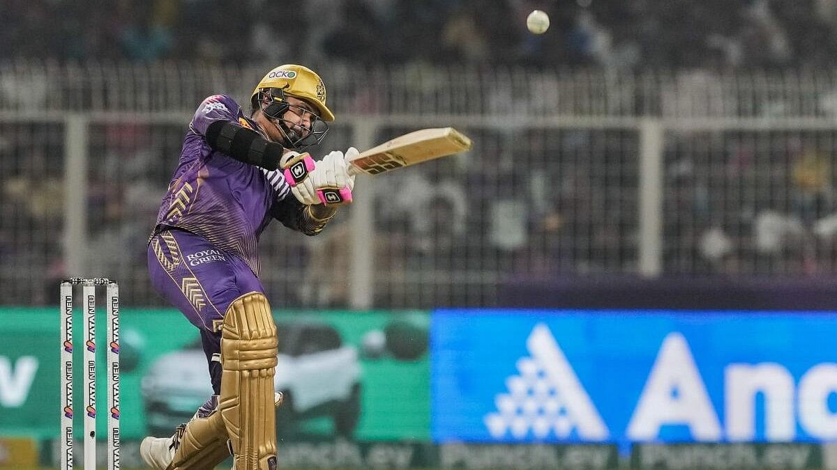 IPL 2024: Narine's maiden ton powers KKR to 223/6 against Royals
