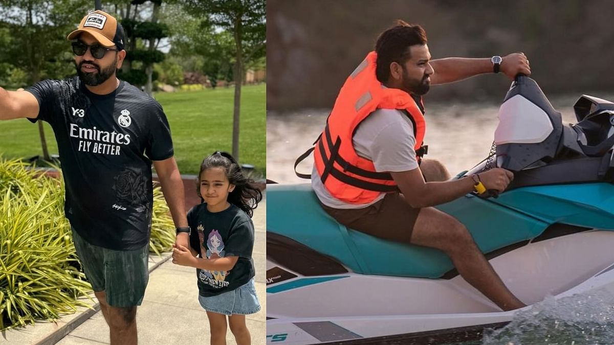 Rohit Sharma embraces family time amidst hectic IPL schedule; Pics Viral