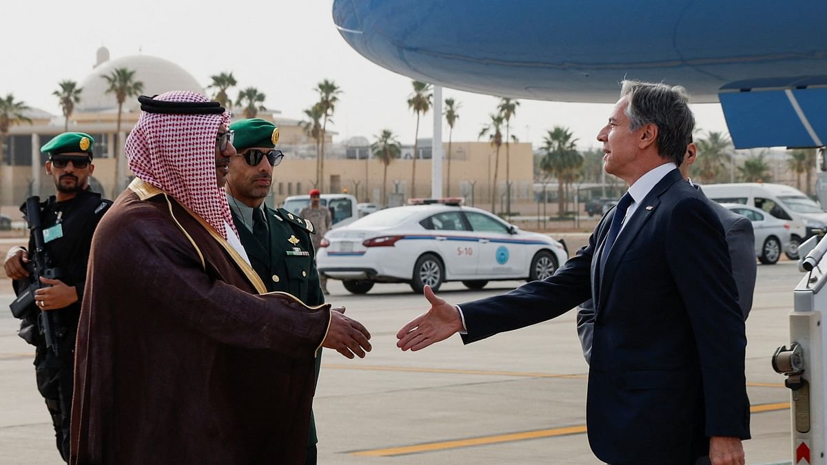 Blinken arrives in Saudi Arabia to discuss Israel normalization, post-war Gaza
