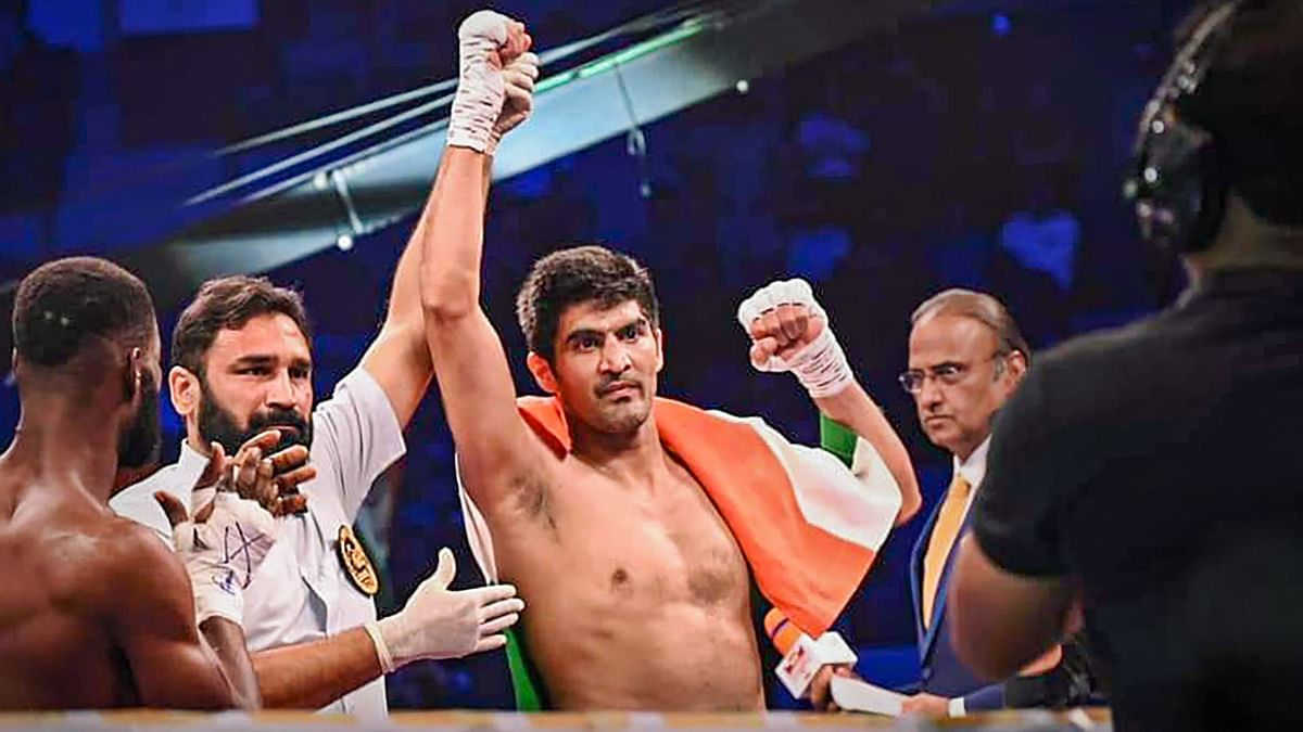 Boxer-cum-politician Vijender Singh made a political switch from the Congress to the BJP o April 22. Vijender said he joined the BJP for the betterment of youth and the country.