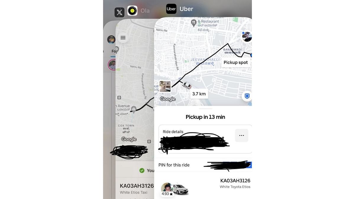 Bengaluru man gets same driver on Ola and Uber, 'true hustler' say netizens