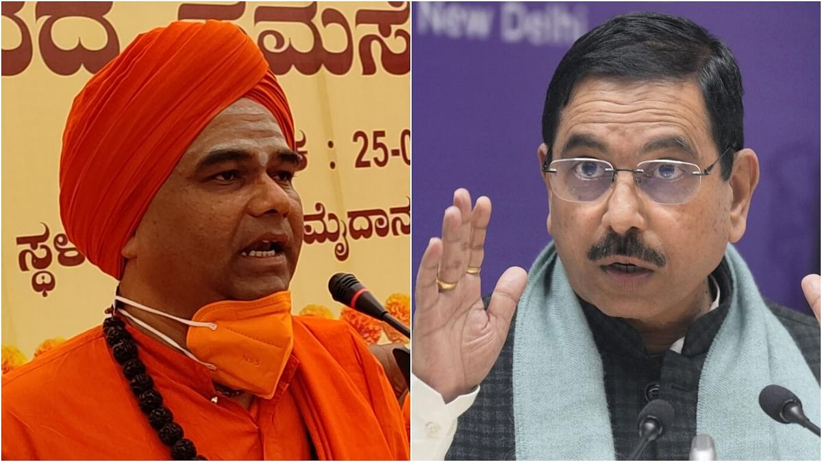 Karnataka: Prominent Lingayat seer to contest against Pralhad Joshi in Dharwad for LS polls