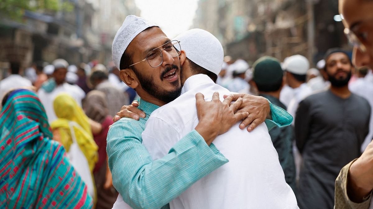 Pictures capture the spirit of Eid celebrations across the world