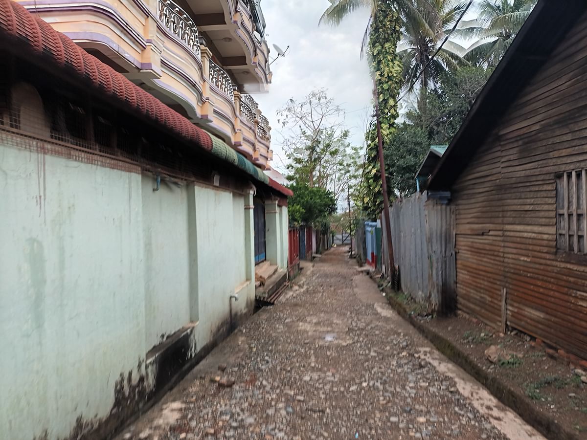 A deserted Tamil Colony in Moreh. 