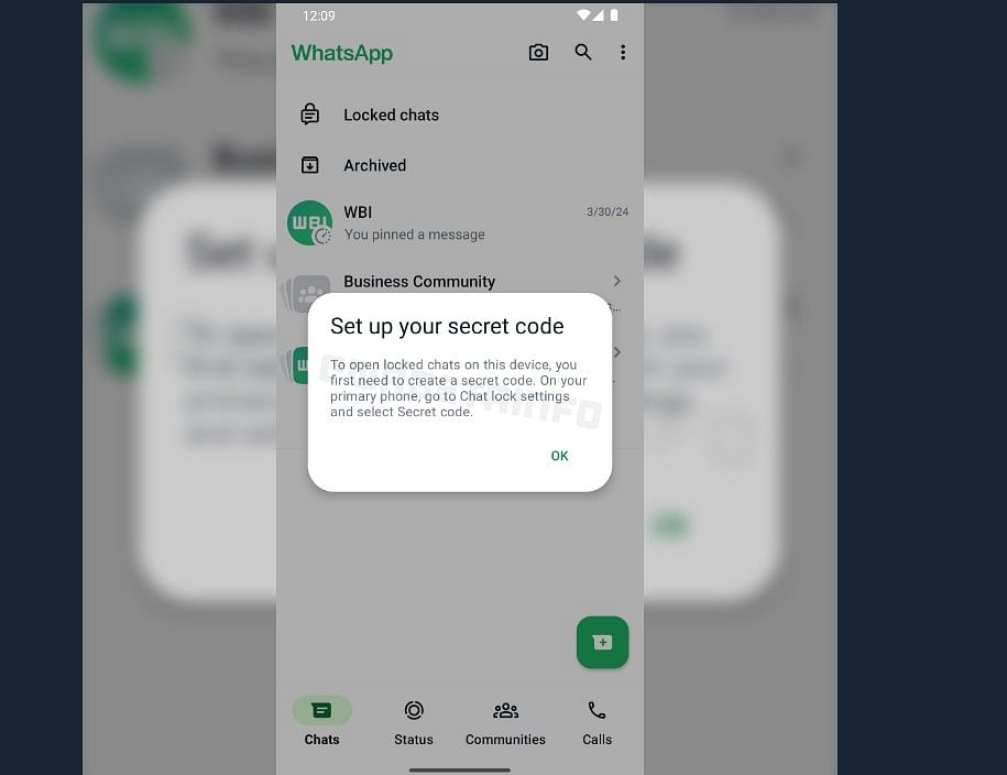 WhatsApp chat lock feature on linked devices