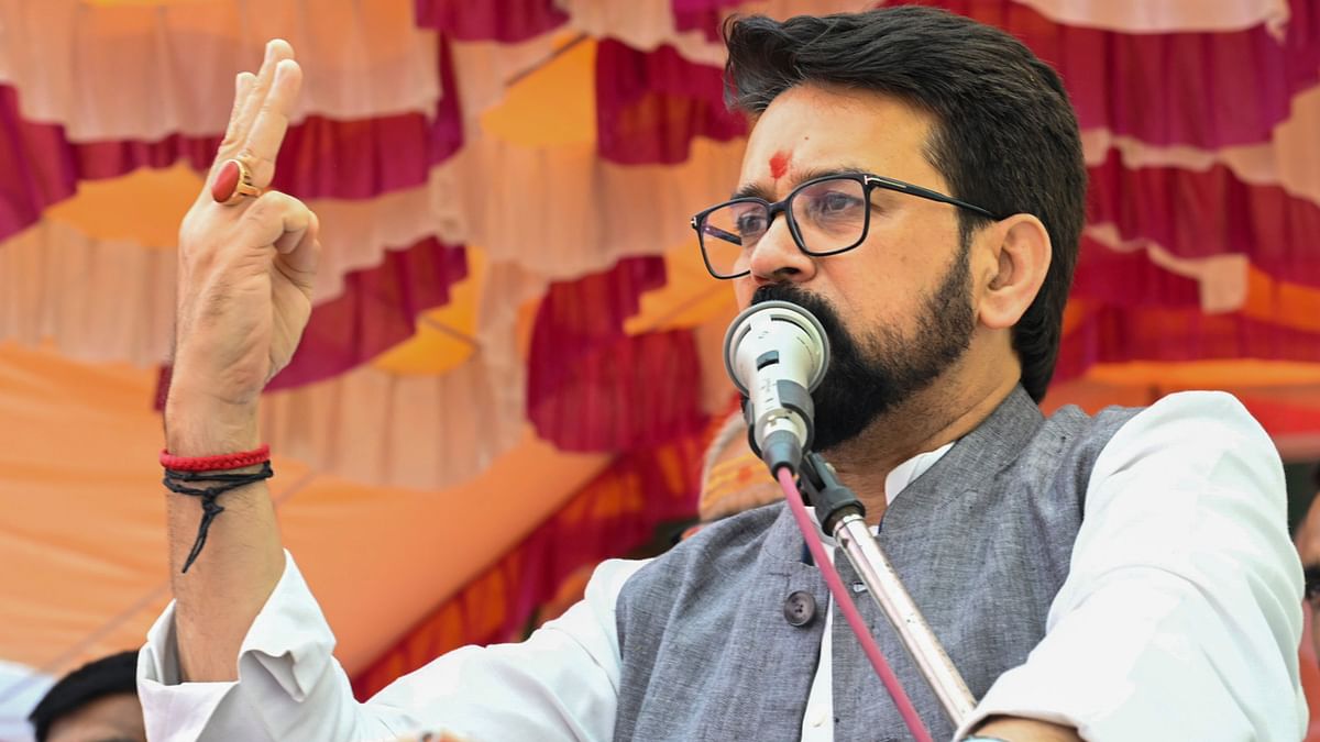AAP most dishonest party; Congress fighting for 'abki baar, 40 paar': Anurag Thakur