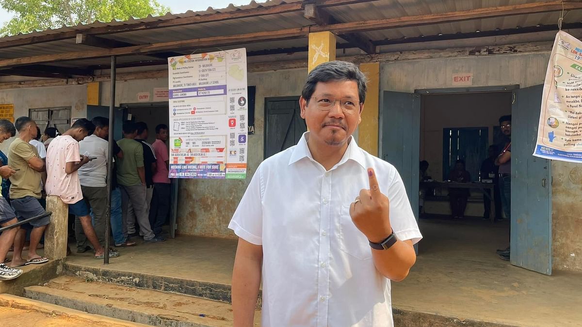 Lok Sabha polls 2024 | Meghalaya CM, candidates cast votes early