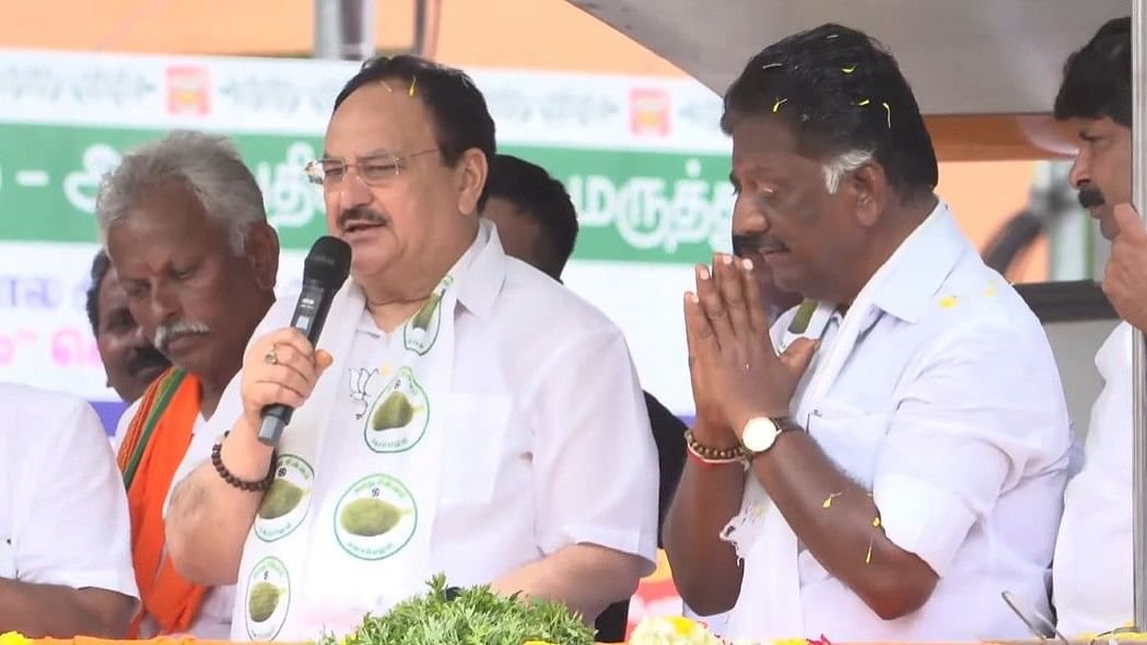 'Dynasty, Money swindling and Katta panchayat': J P Nadda takes a jibe at DMK during Tamil Nadu roadshow