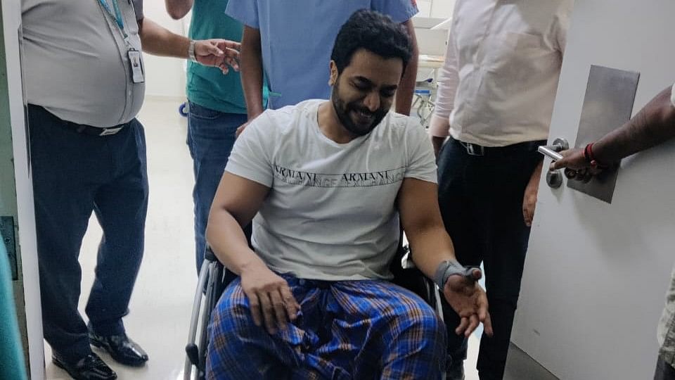 SriiMurali gets injured while performing action sequence in 'Bagheera'