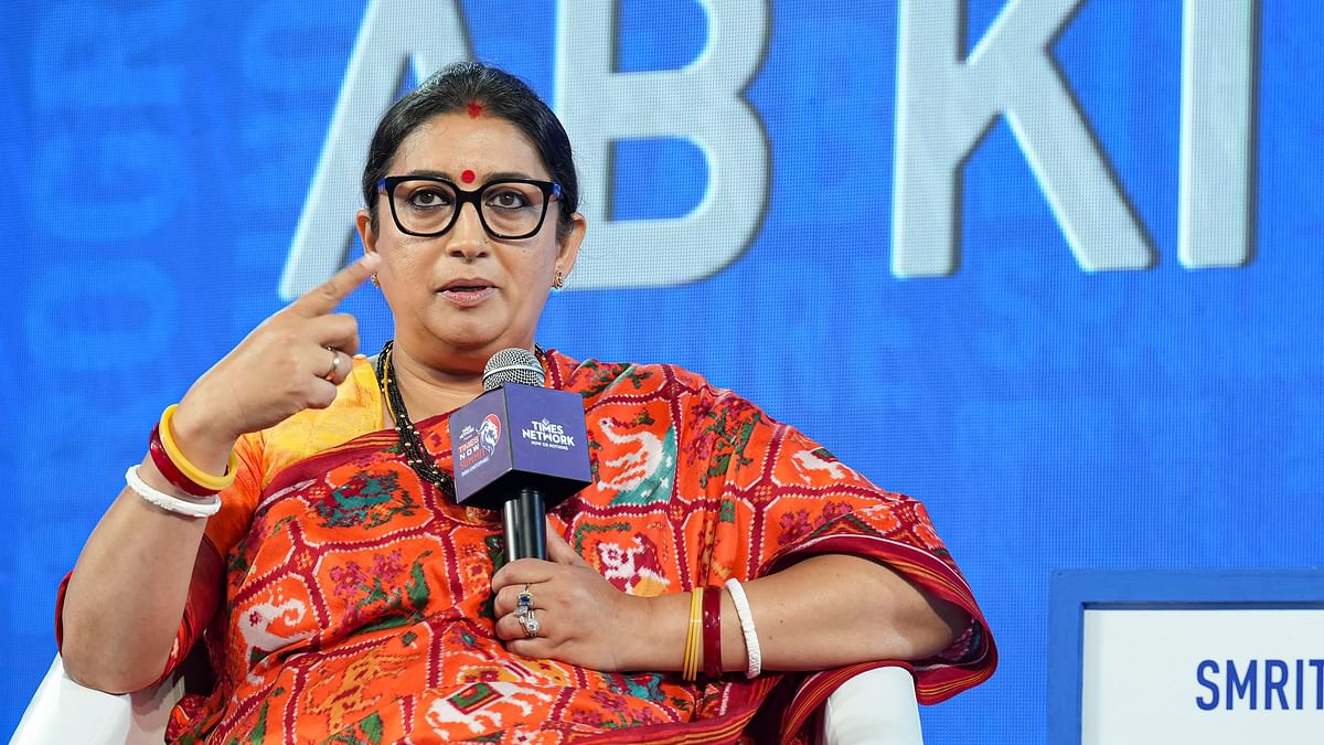 Smriti Irani targets Congress over SDPI supporting party in Kerala