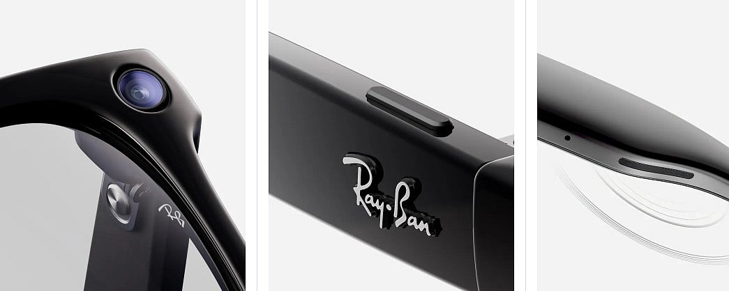 Key features of Meta's Ray-Ban smart glasses.