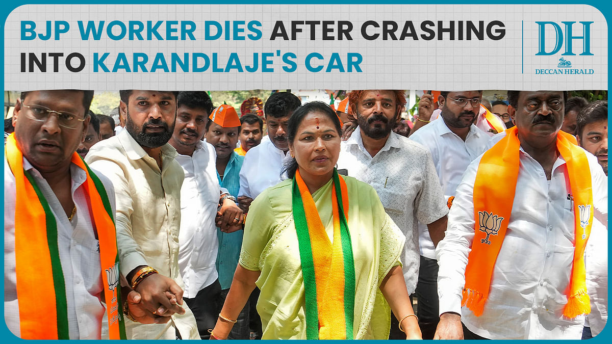 BJP party worker dies in accident involving Bangalore North candidate Shobha Karandlaje's car