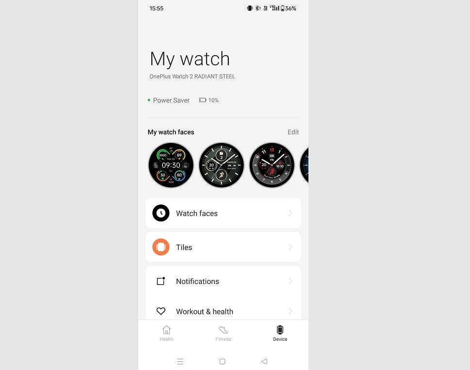 OnePlus Watch 2 supports numerous colourful watch faces.