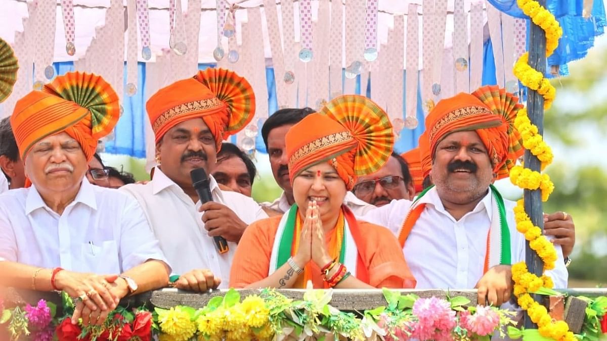 Lok Sabha Elections 2024: Saffron dominates rallies of Congress candidate in Uttara Kannada