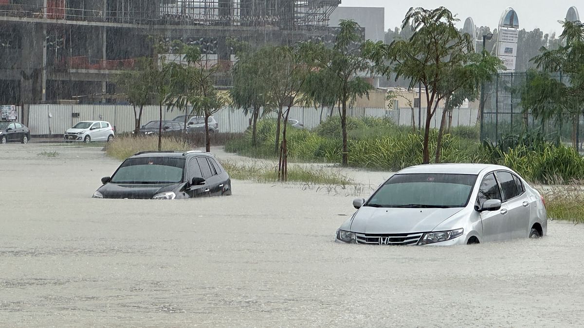 Dubai, a city known for its glitz and glamour, found itself grappling with unprecedented chaos as record-breaking rainfall crippled the city.