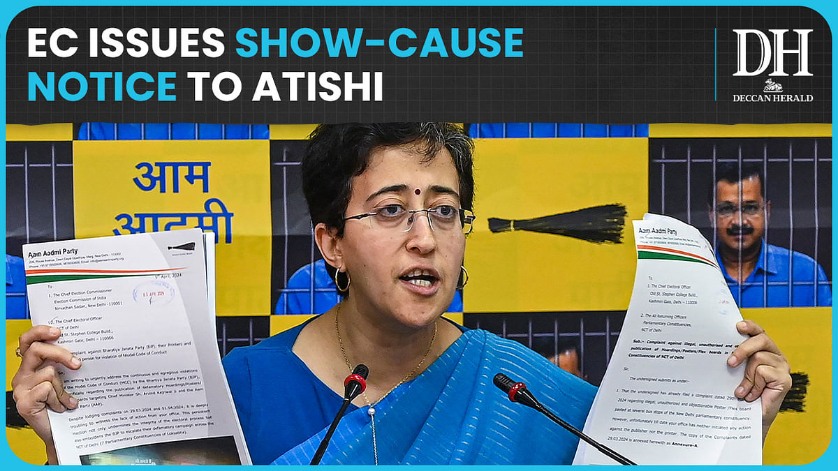 EC issues show-cause notice to Atishi | AAP leader Sanjay Singh accuses BJP of hatching conspiracy against Kejriwal