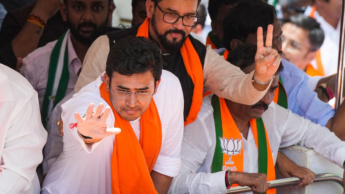 Complaint filed with EC over alleged ruckus at BJP MP Tejasvi Surya's event