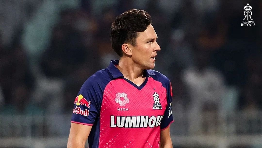 With his searing pace and deadly yorkers, Trent Boult is a potent weapon in RR's bowling attack.