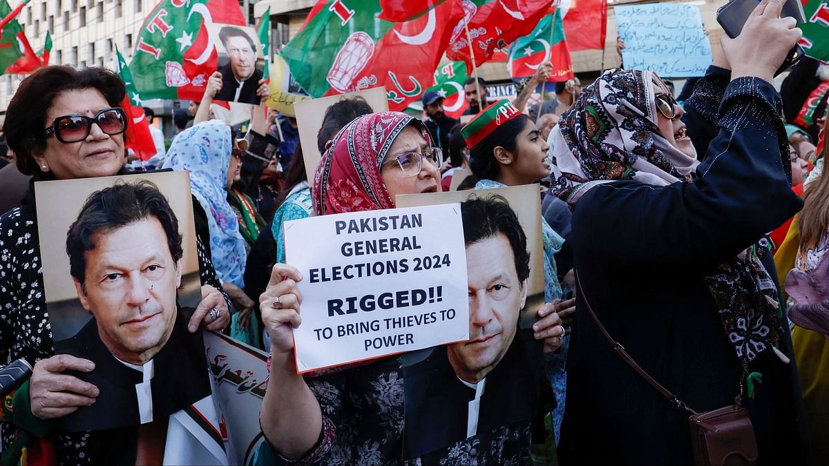 Imran Khan's party alleges 'blatant rigging' in by-elections in Pakistan