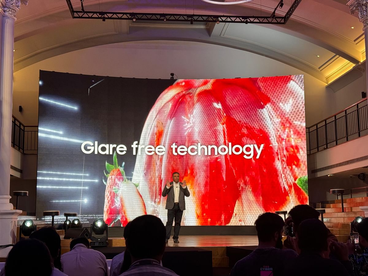 The new Samsung TVs come with glare-free tech.