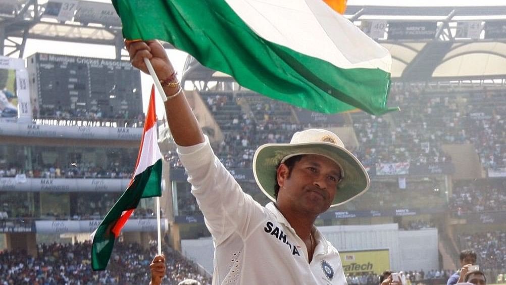 Farewell at Wankhede: Sachin Tendulkar hung up his boots as an international cricketer in an emotional ceremony at the Wankhede Stadium in Mumbai in 2013.
