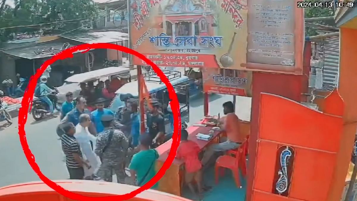 'Sheer display of hooliganism': TMC posts video of Adhir Ranjan Chowdhury's physical altercation with party worker