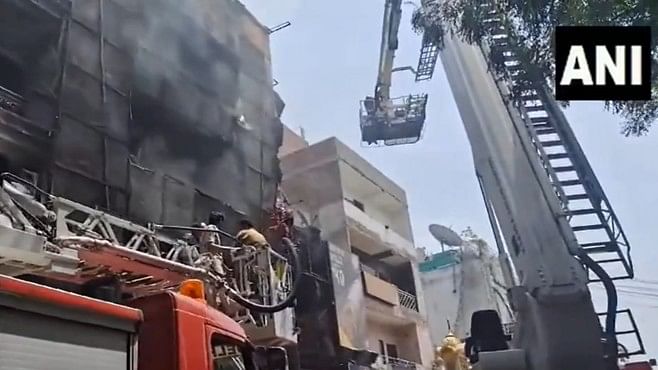 Fire breaks out in four-storey building in east Delhi; one missing
