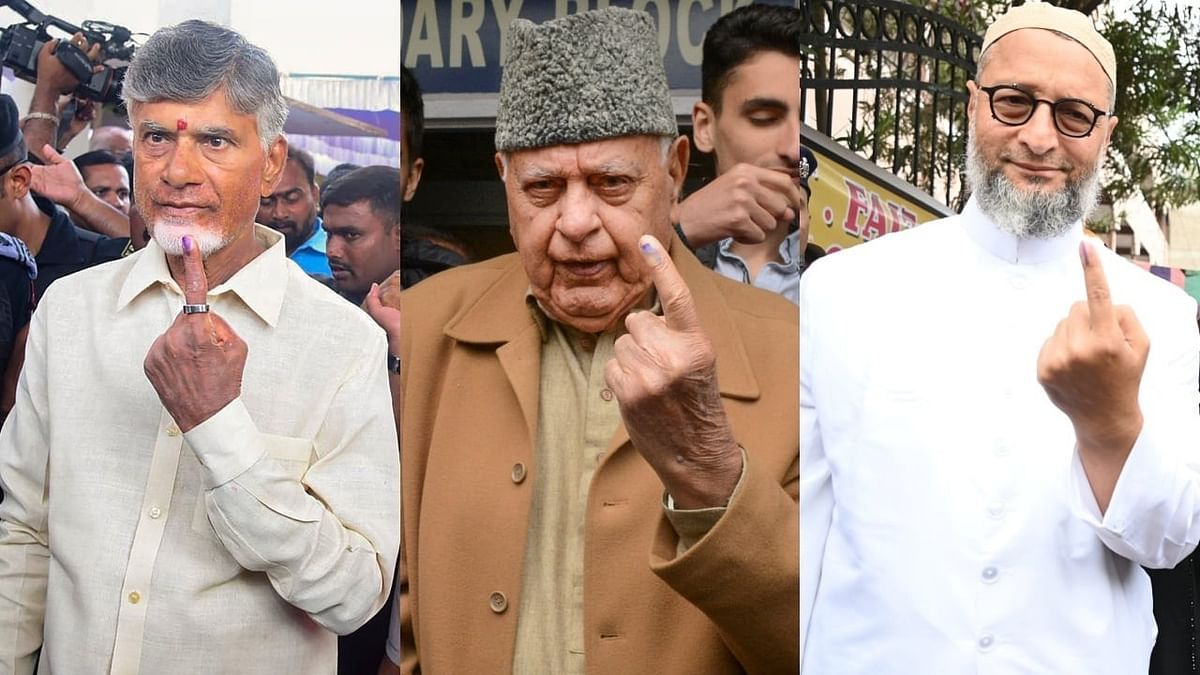Lok Sabha Elections Phase 4: Politicians queue up to cast their vote