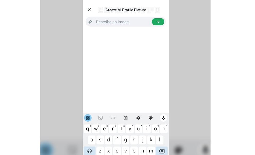 WhatsApp's new AI Profile Photo creator tool.