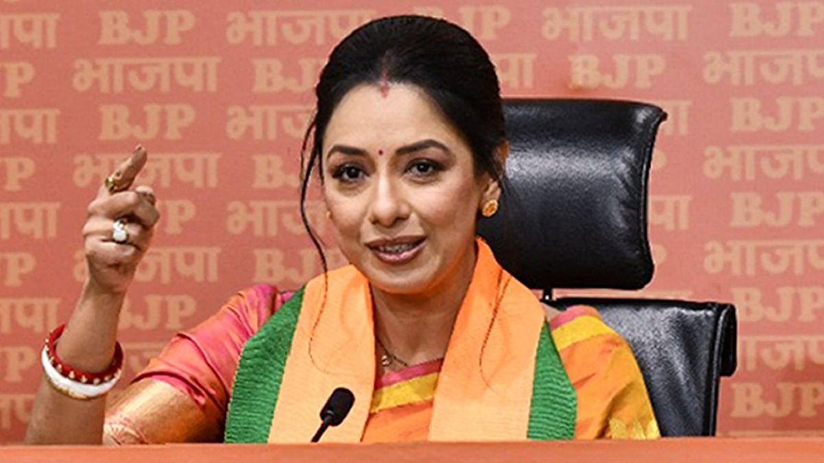 "Seeing the 'Mahayagya' of development around me, I felt that I should be also be a part of it. I need your blessings and support as I embark on this new journey," said Rupali after her induction in the party.