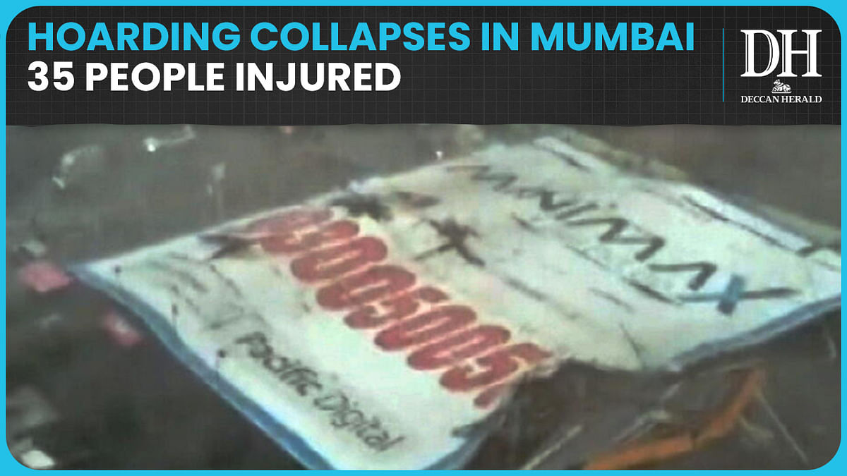 Mumbai dust storm | 35 people injured after hoarding collapses, around 100 feared trapped