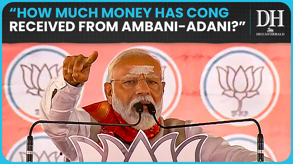 'Have tempo loads of notes reached the Congress?' PM Modi questions Rahul's silence on Adani-Ambani