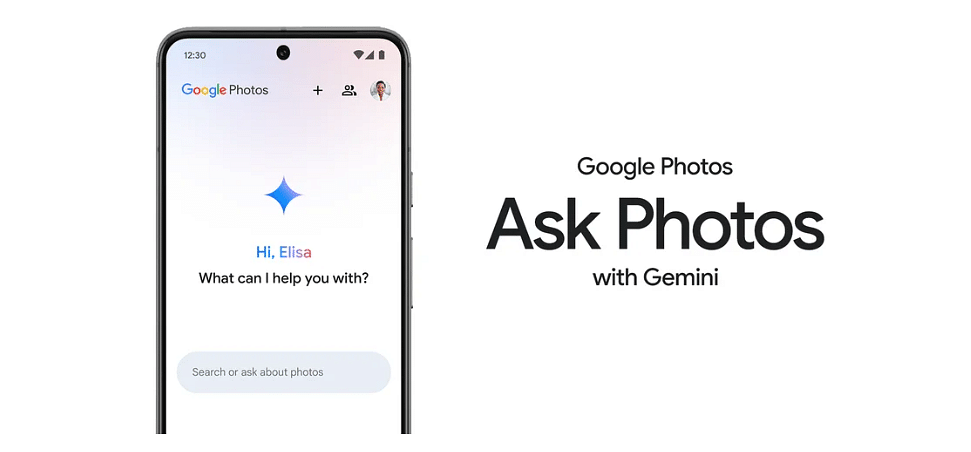 Ask Photos feature on Pixel phone.