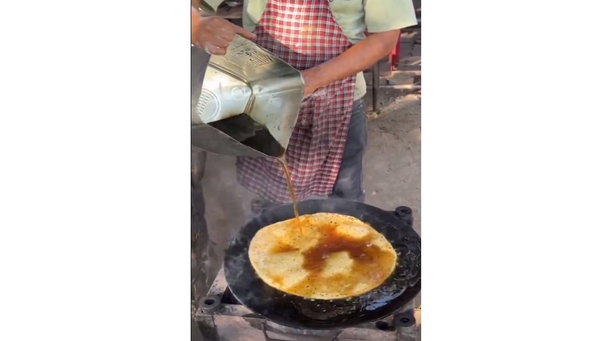 WATCH: Chandigarh dhaba man frying parathas in 'diesel' oil goes viral