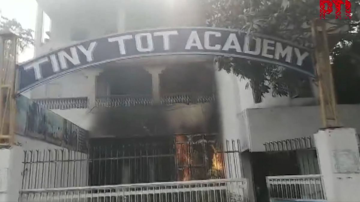 Patna: Part of school on fire amid protests after four-year-old's corpse recovered near premises