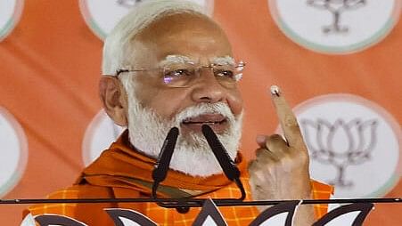 Lok Sabha Elections 2024: PM Modi casts his vote in Gandhinagar; praises EC for 'almost violence-free' polls