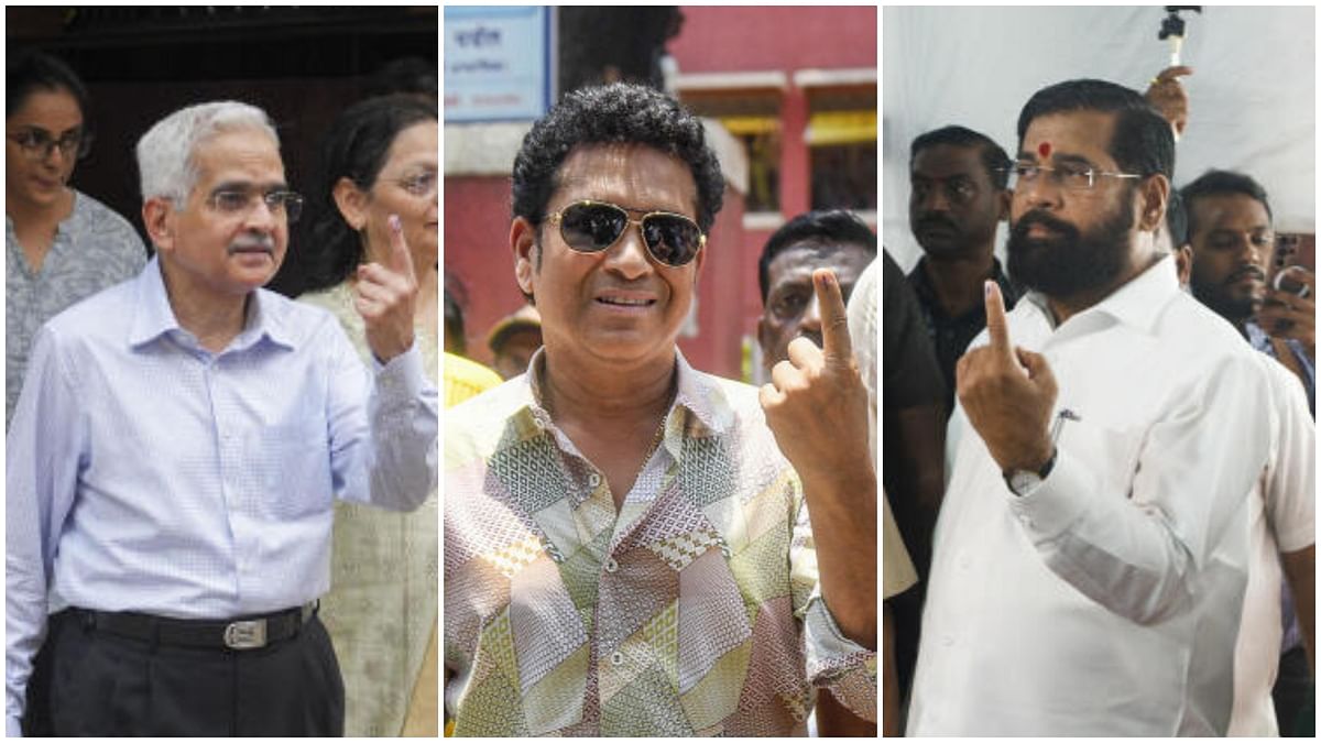 Lok Sabha polls 2024: Politicians, industrialists queue up at polling booths in Mumbai, Thane