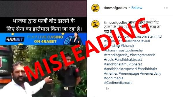 Fact-Check | 2019 video, which falsely claimed ‘proxy voting by Indian Army’ for BJP, shared again during 2024 Lok Sabha polls