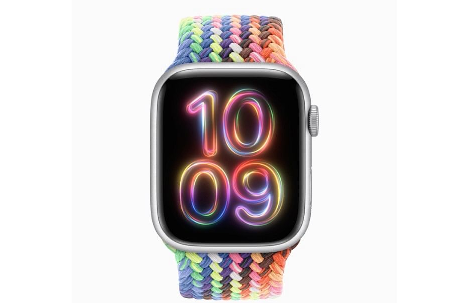 Apple Watch 'Pride' collection accessories.